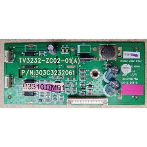 KOGAN KALED32XXXYB LED DRIVE BOARD TV3232-ZC02-01 303C3232061 B33101/M01